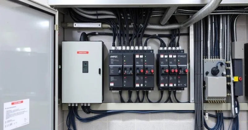 Instalação elétrica comercial