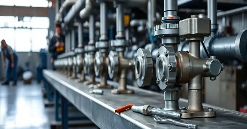 Manutenção hidráulica industrial