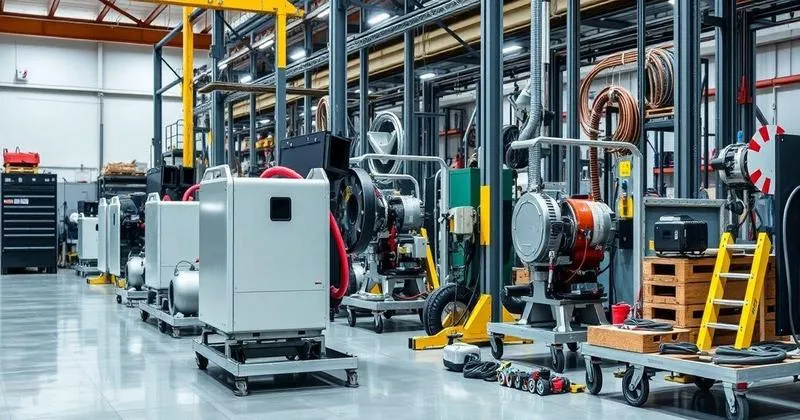 Montagem elétrica industrial