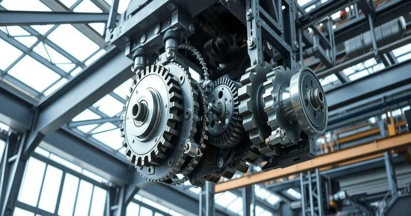 Montagem mecânica industrial