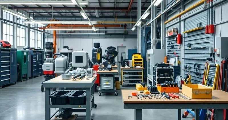 Serviço de montagem industrial